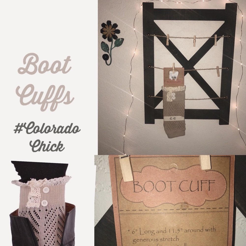 C.C. Boot cuffs bundle and save! Or make offer!